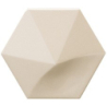 OBERLAND CREAM HEXAGON POŁYSK 12,4X10,7 (P.63265)