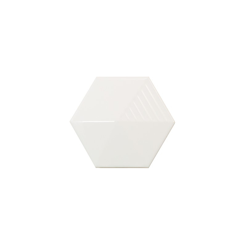 UMBRELLA WHITE HEXAGON POŁYSK 12,4X10,7 (P.63275)