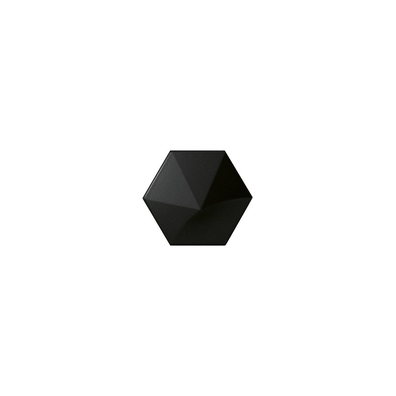 OBERLAND BLACK HEXAGON POŁYSK 12,4X10,7 (P.63281)
