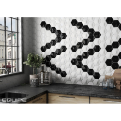 OBERLAND BLACK HEXAGON POŁYSK 12,4X10,7 (P.63281)