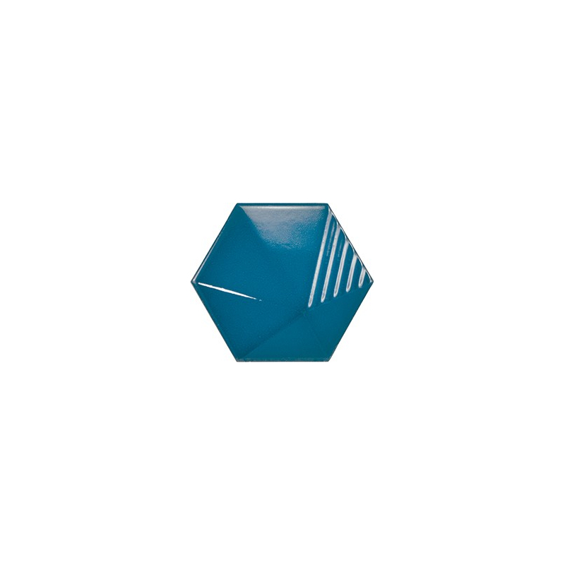 UMBRELLA ELECTRIC BLUE HEXAGON POŁYSK 12,4X10,7 (P.63283)