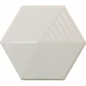 UMBRELLA LIGHT GREY HEXAGON POŁYSK 12,4X10,7 (P.63289)