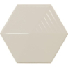UMBRELLA GREIGE HEXAGON POŁYSK 12,4X10,7 (P.63291)