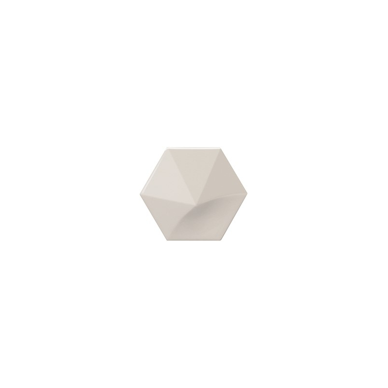 OBERLAND GREIGE HEXAGON POŁYSK 12,4X10,7 (P.63297)