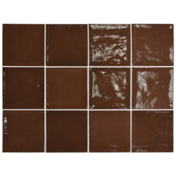 VILLAGE WALNUT BROWN POŁYSK 13,2X13,2 (P.63995)