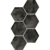 URBAN HEXAGON MELANGE DARK MAT 29,2X25,4 (P.64043)