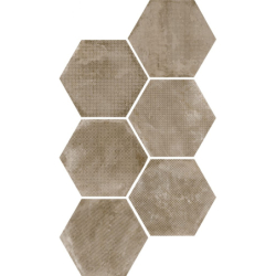 URBAN HEXAGON MELANGE NUT MAT 29,2X25,4 (P.64045)