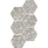 URBAN HEXAGON FOREST SILVER MAT 29,2X25,4 (P.64051)