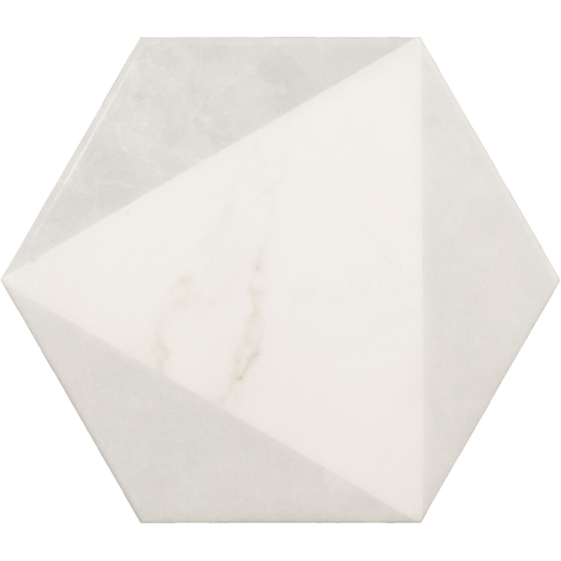 CARRARA HEXAGON PEAK MAT 17,5X20 (P.64221)