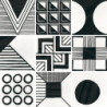 CAPRICE DECO PATCHWORK B&W MAT 20X20 (P.64247)