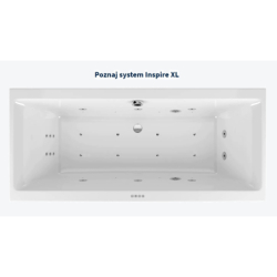 Inspire XL system wodno-powietrzny hydromasażu z podwodnym oświetleniem EXCELLENT SYSTEM.INSPIRE.XL