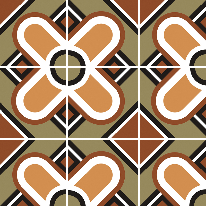 BAUHOME BLUME WARM MAT 20X20 (P.64601)