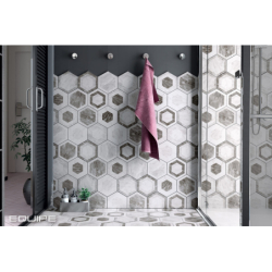 BARDIGLIO HEXAGON GEO MAT 17,5X20 (P.64605)