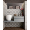 ART NOUVEAU LA RAMBLA GREY MAT 20X20 (P.64683)