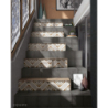 ART NOUVEAU CHARCOAL GREY MAT 20X20 (P.64689)