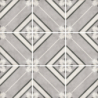 ART NOUVEAU INSPIRE GREY MAT 20X20 (P.64699)