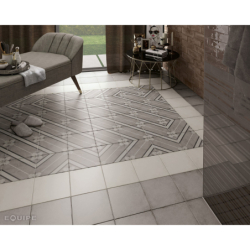 ART NOUVEAU INSPIRE GREY MAT 20X20 (P.64699)