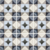 ART NOUVEAU PALAIS BLUE MAT 20X20 (P.64727)