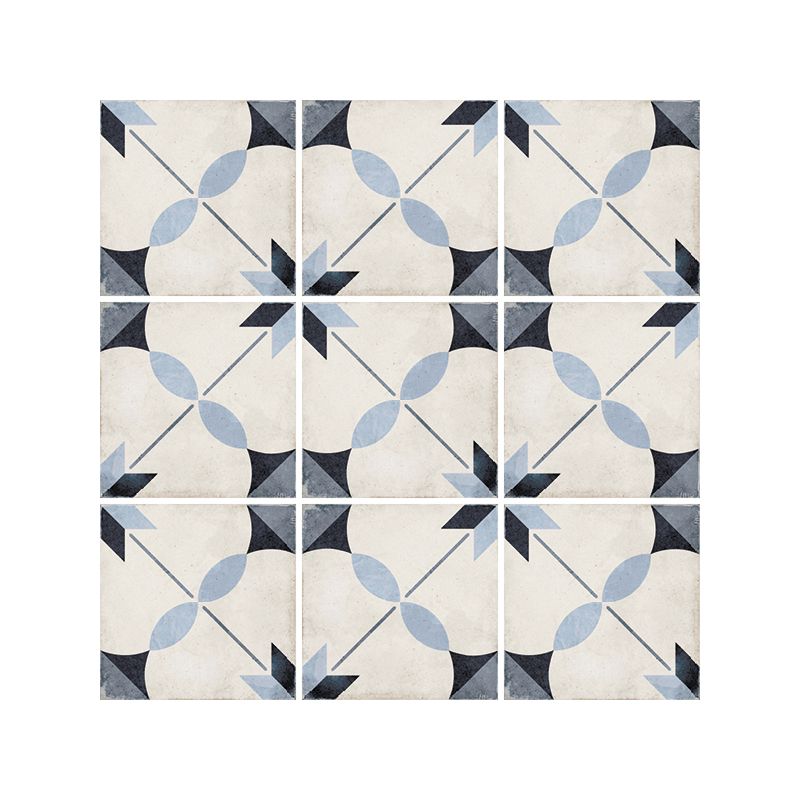 ART NOUVEAU ARCADE BLUE MAT 20X20 (P.64729)