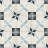 ART NOUVEAU ARCADE BLUE MAT 20X20 (P.64729)