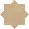 KASBAH STAR FAWN MAT 16,8X16,8 (P.64787)
