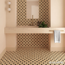 KASBAH FAWN MAT 12X12 (P.64797)