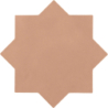 KASBAH STAR TERRACOTTA MAT 16,8X16,8 (P.64821)