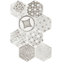 HEXATILE CEMENT GARDEN GREY...