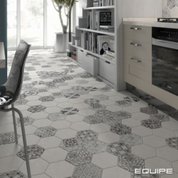 HEXATILE CEMENT GARDEN GREY HEXAGON MAT 17,5X20 (P.64827)
