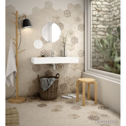 HEXATILE CEMENT GARDEN SAND HEXAGON MAT 17,5X20 (P.64829)