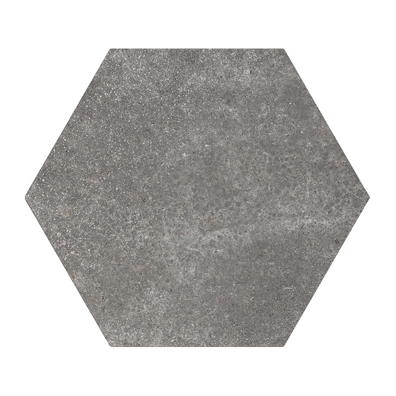 HEXATILE CEMENT BLACK HEXAGON MAT 17,5X20 (P.64837)