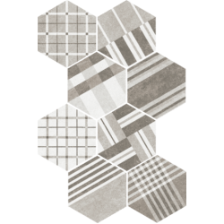 HEXATILE CEMENT GEO GREY...