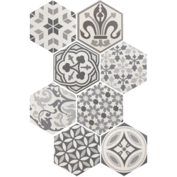 HEXATILE HARMONY B&W...