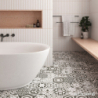 HEXATILE HARMONY B&W HEXAGON MAT 17,5X20 (P.64847)