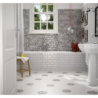 HEXATILE HARMONY B&W HEXAGON MAT 17,5X20 (P.64847)