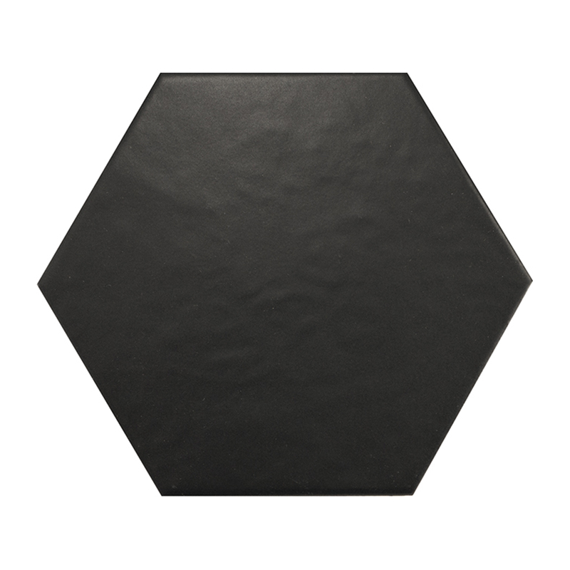 HEXATILE NEGRO HEXAGON MAT 17,5X20 (P.64853)