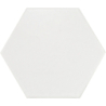 HEXATILE BLANCO HEXAGON MAT 17,5X20 (P.64857)