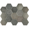 HERITAGE CARBON HEXAGON MAT 17,5X20 (P.64901)