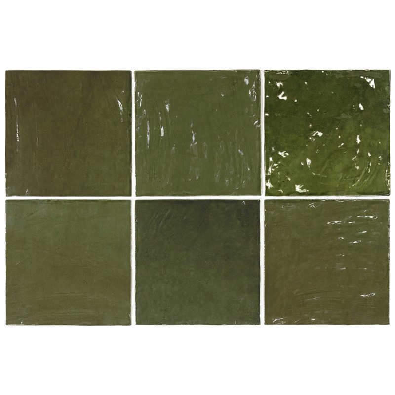LA RIVIERA BOTANICAL GREEN POŁYSK 13,2X13,2 (P.64955)