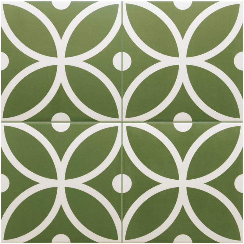 RIVOLI BERGEN VERDE MAT 20X20 (P.64983)