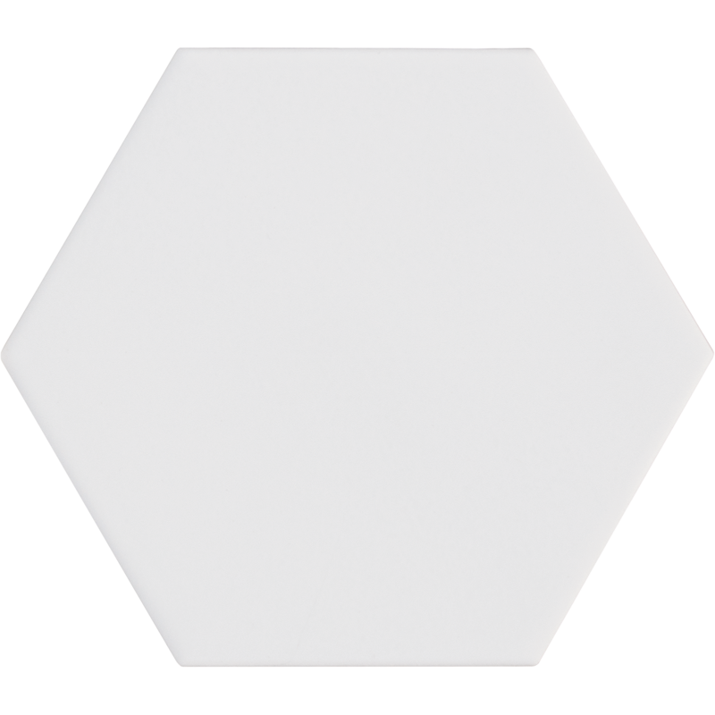 KROMATIKA WHITE HEXAGON MAT 11,6X10,1 (P.64989)