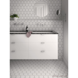 KROMATIKA WHITE HEXAGON MAT 11,6X10,1 (P.64989)