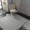 RIVOLI BLACK MAT 20X20 (P.65035)