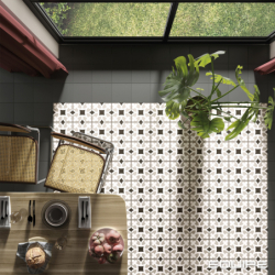 RIVOLI BLACK MAT 20X20 (P.65035)