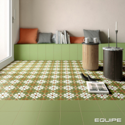 RIVOLI GREEN MAT 20X20 (P.65039)