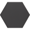 KROMATIKA BLACK HEXAGON MAT 11,6X10,1 (P.65047)