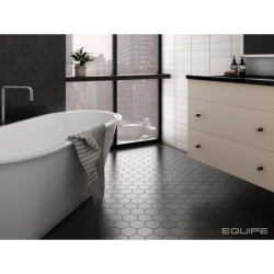 KROMATIKA BLACK HEXAGON MAT 11,6X10,1 (P.65047)