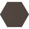 KROMATIKA BROWN HEXAGON MAT 11,6X10,1 (P.65057)