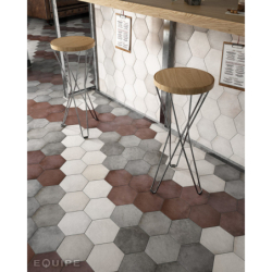HERITAGE SHADOW HEXAGON MAT 17,5X20 (P.65061)