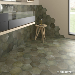 HERITAGE JUNGLE HEXAGON MAT 17,5X20 (P.65063)